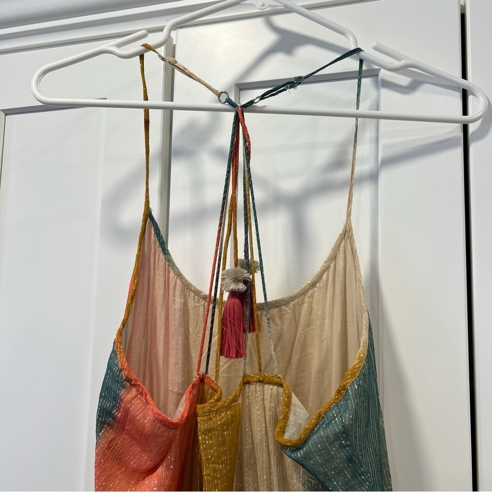 lovestitch Multicolor Striped Backless Maxi Dress - Picture 5 of 10